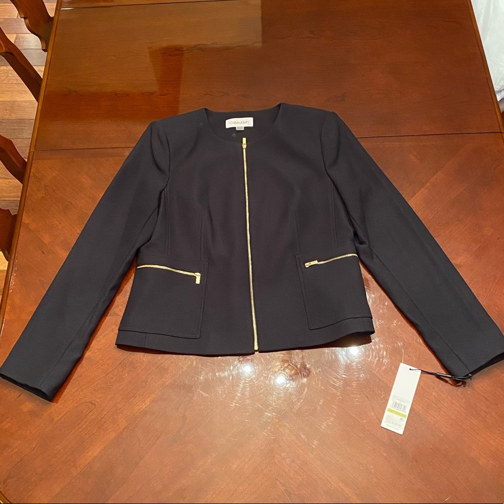 Calvin Klein navy jacket